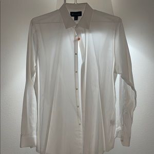 INC White Dress Shirt - Large - Slim Fit